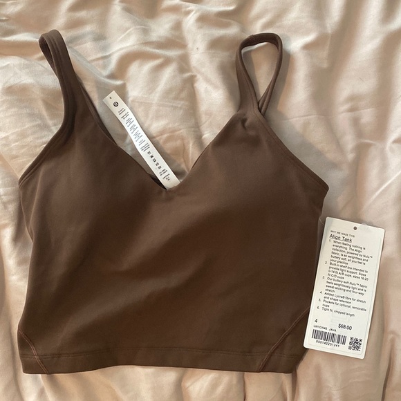 lululemon athletica Tops - NWT lululemon align tank size 4 in Java